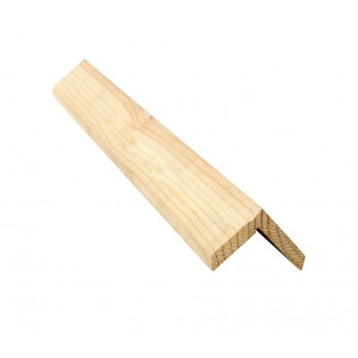 Уголок деревянный наружный 40 гладкий стык 40х40х2500мм